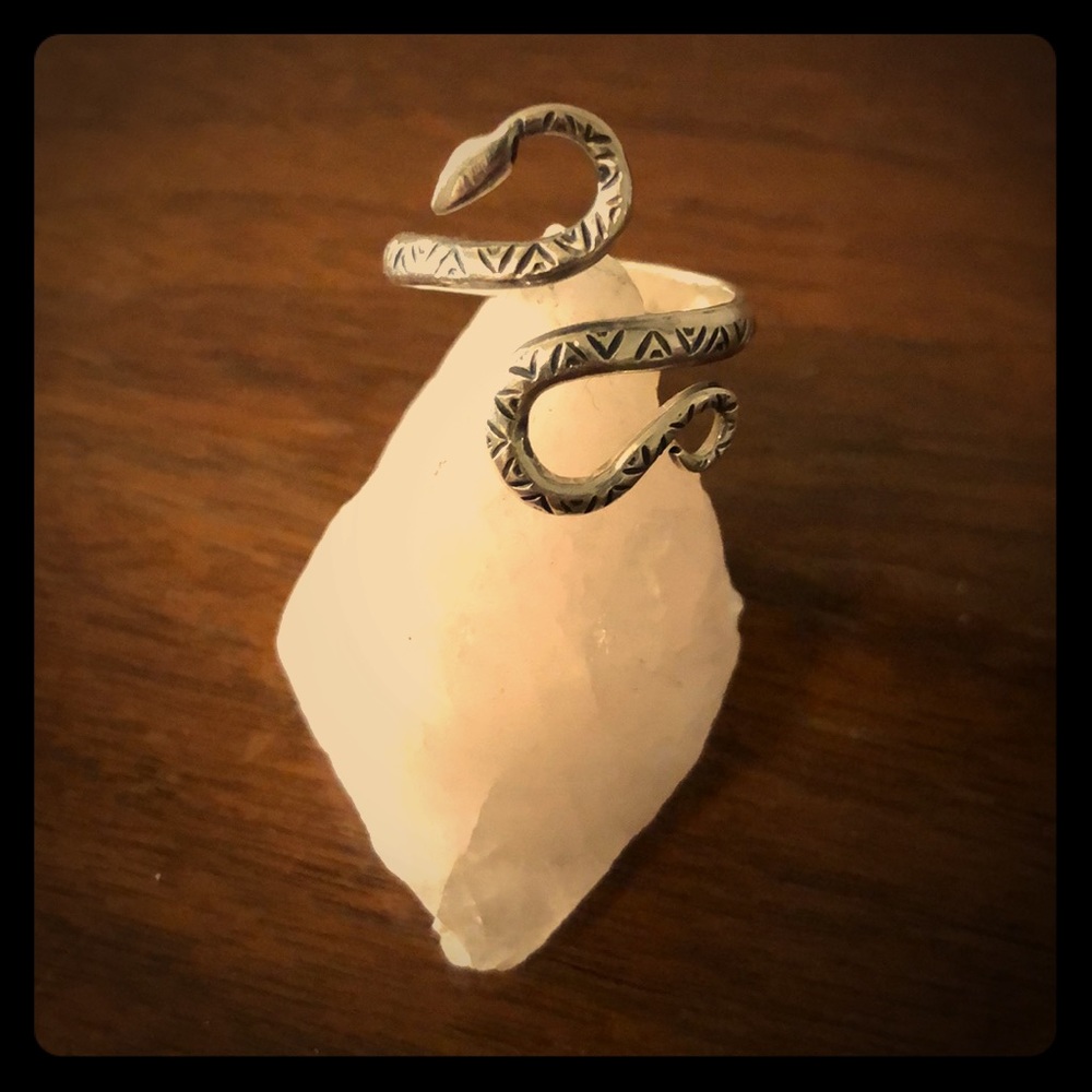 Sterling Silver Snake Ring